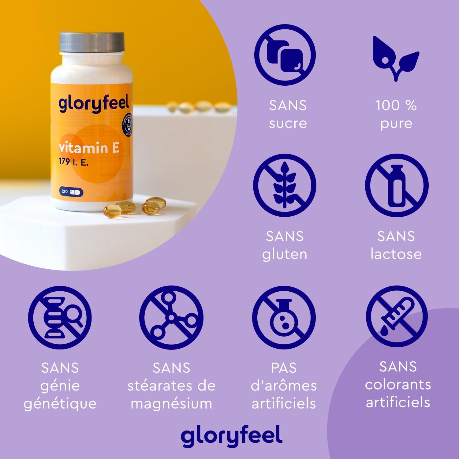 Vitamin E (210 Capsules), D-Alpha Tocopherol Bioactive and Easily Absorbed, 3 Months Cure, Protects Cells Against Oxidative Stress*, Food Supplement, Additive Free and Non-GMO - Image 4