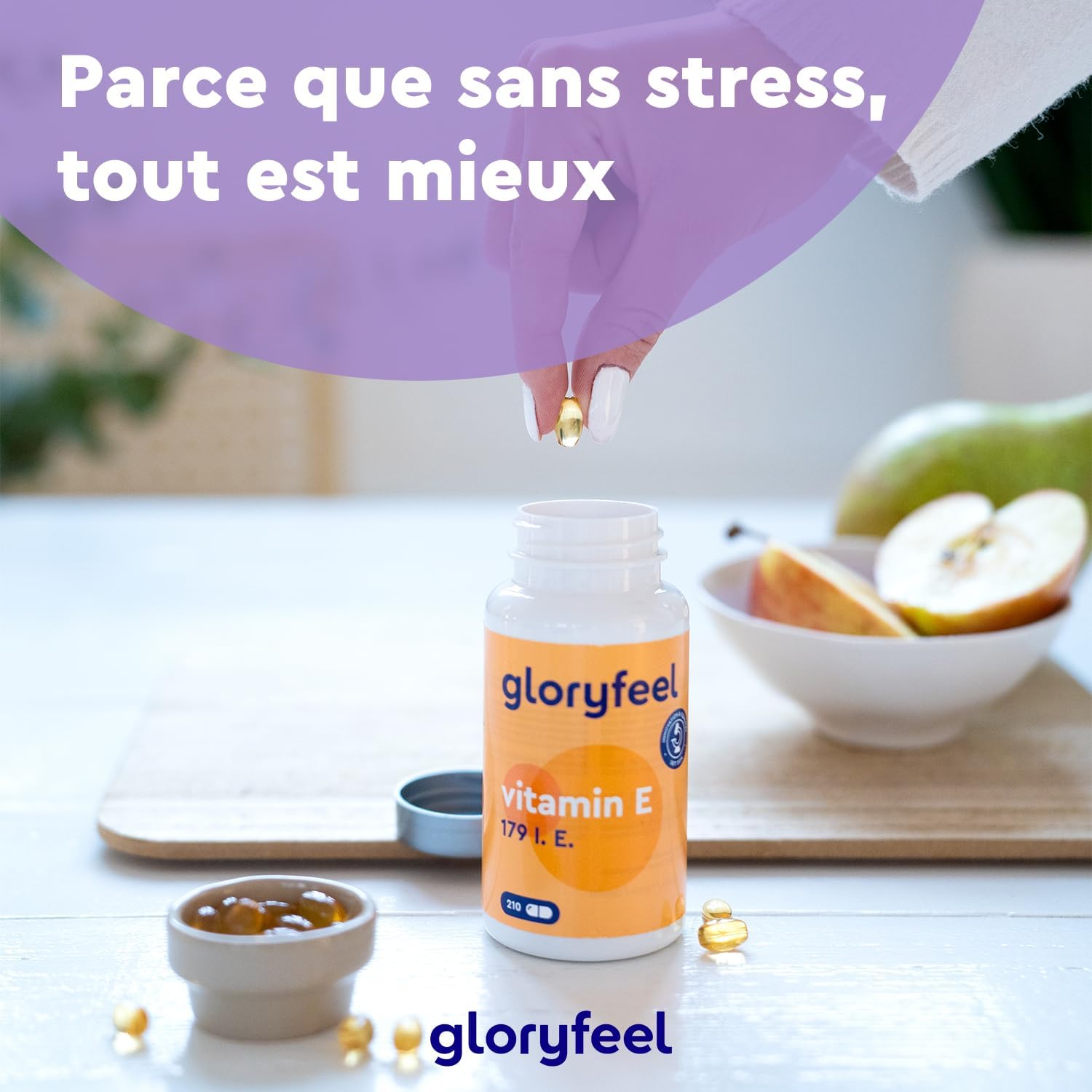 Vitamin E (210 Capsules), D-Alpha Tocopherol Bioactive and Easily Absorbed, 3 Months Cure, Protects Cells Against Oxidative Stress*, Food Supplement, Additive Free and Non-GMO - Image 8