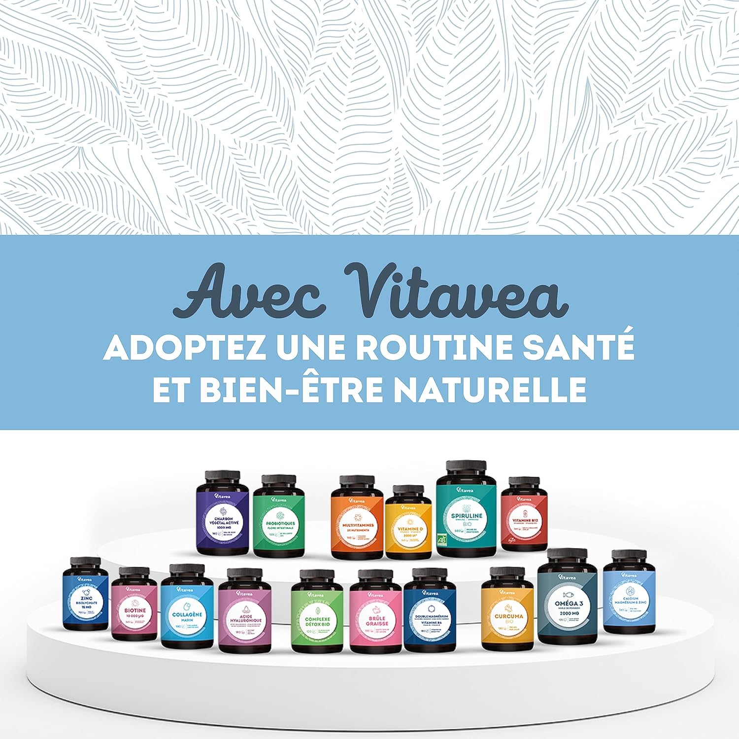 Zinc Bisglycinate 700 tablets - Acne, Skin, Hair, Immunity - Contains 46 mg of Zinc Bisglycinate (including 15mg Zinc Element) - Without Digestive Discomfort - Vegan - Made in France - Vitavea - Image 8