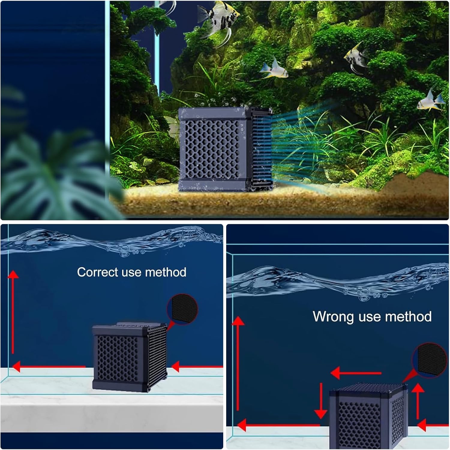 QINGYIWL Clever Cube Activated Carbon Filter for Horses Activated Carbon Filter Activated Carbon Drinking Trough Aquarium Activated Carbon Filter Cube for Aquarium Eco Water Purifier for Purification - Image 6
