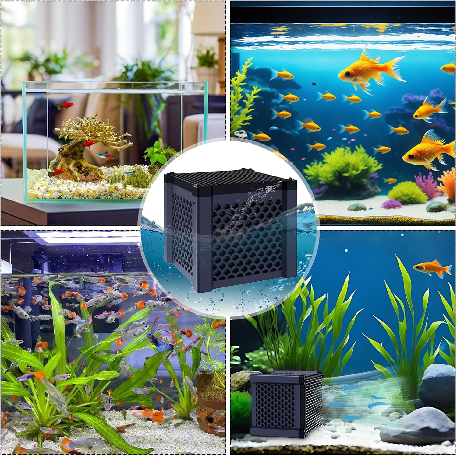 QINGYIWL Clever Cube Activated Carbon Filter for Horses Activated Carbon Filter Activated Carbon Drinking Trough Aquarium Activated Carbon Filter Cube for Aquarium Eco Water Purifier for Purification - Image 7