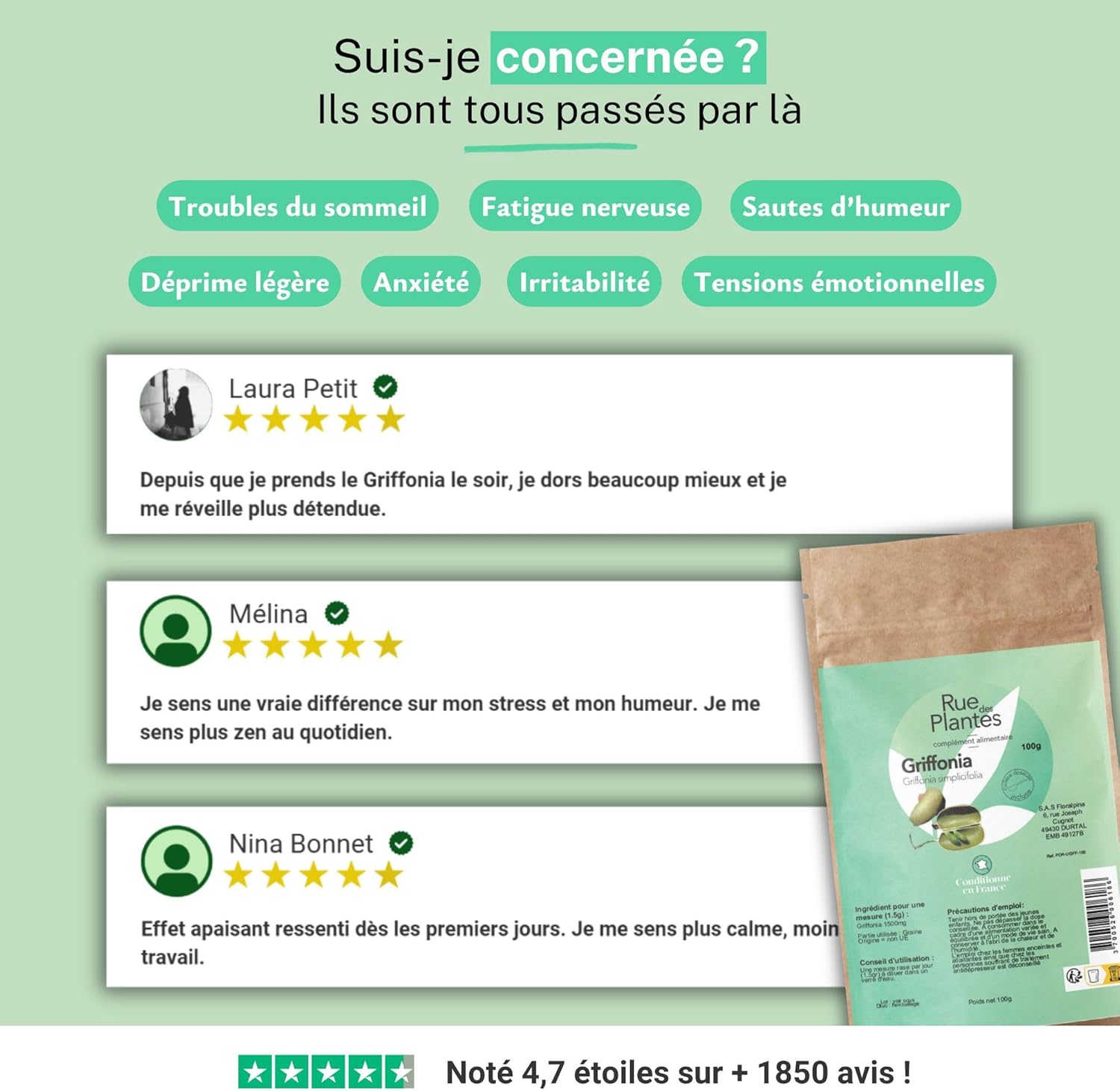 Rue Des Plantes - Griffonia simplicifolia Powder (100 g) - Image 4