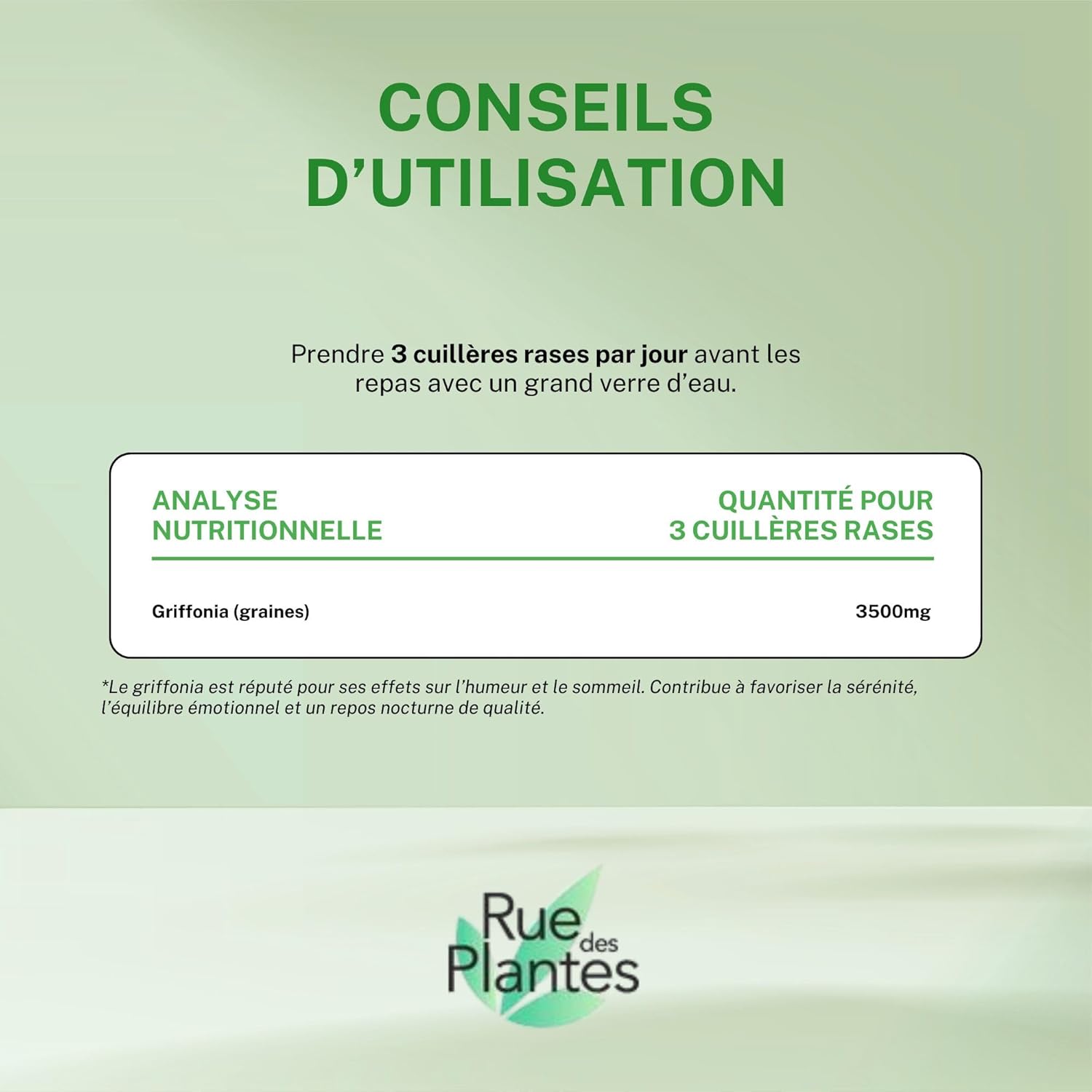 Rue Des Plantes - Griffonia simplicifolia Powder (100 g) - Image 5