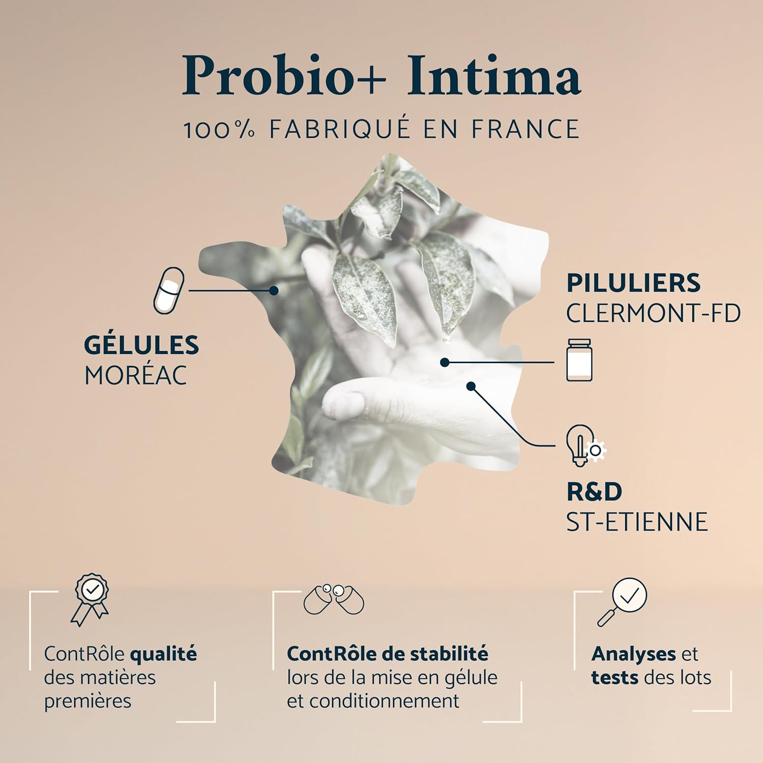Probio+ Intima - Intimate Flora Probiotic - Up to 40 Billion CFU/Day - 4 Strains Lactobacillus Reuteri, Rhamnosus Crispatus and Acidophilus - 100% French - Image 4