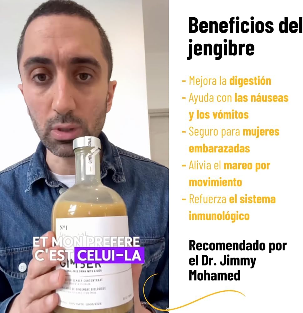 GIMBER N°2 700ml Brut - Organic Ginger Concentrate | 50% Less Sugar | Alcohol Free & Natural | Premium Organic Ginger Yuzu & Lemon Thyme Drink for Drinks & Cocktails - Image 5