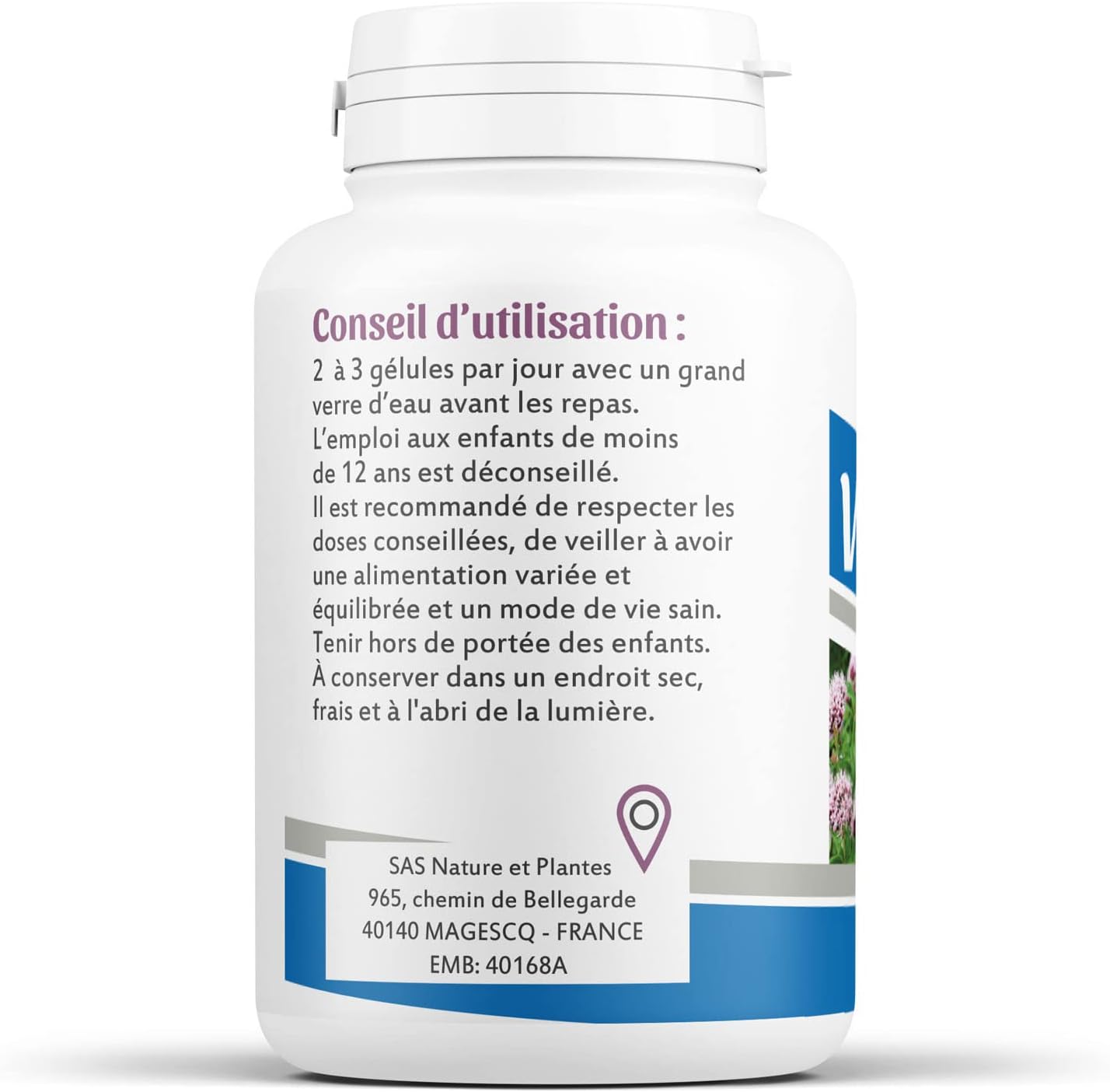 Valerian - 500 mg - 200 capsules - Image 3