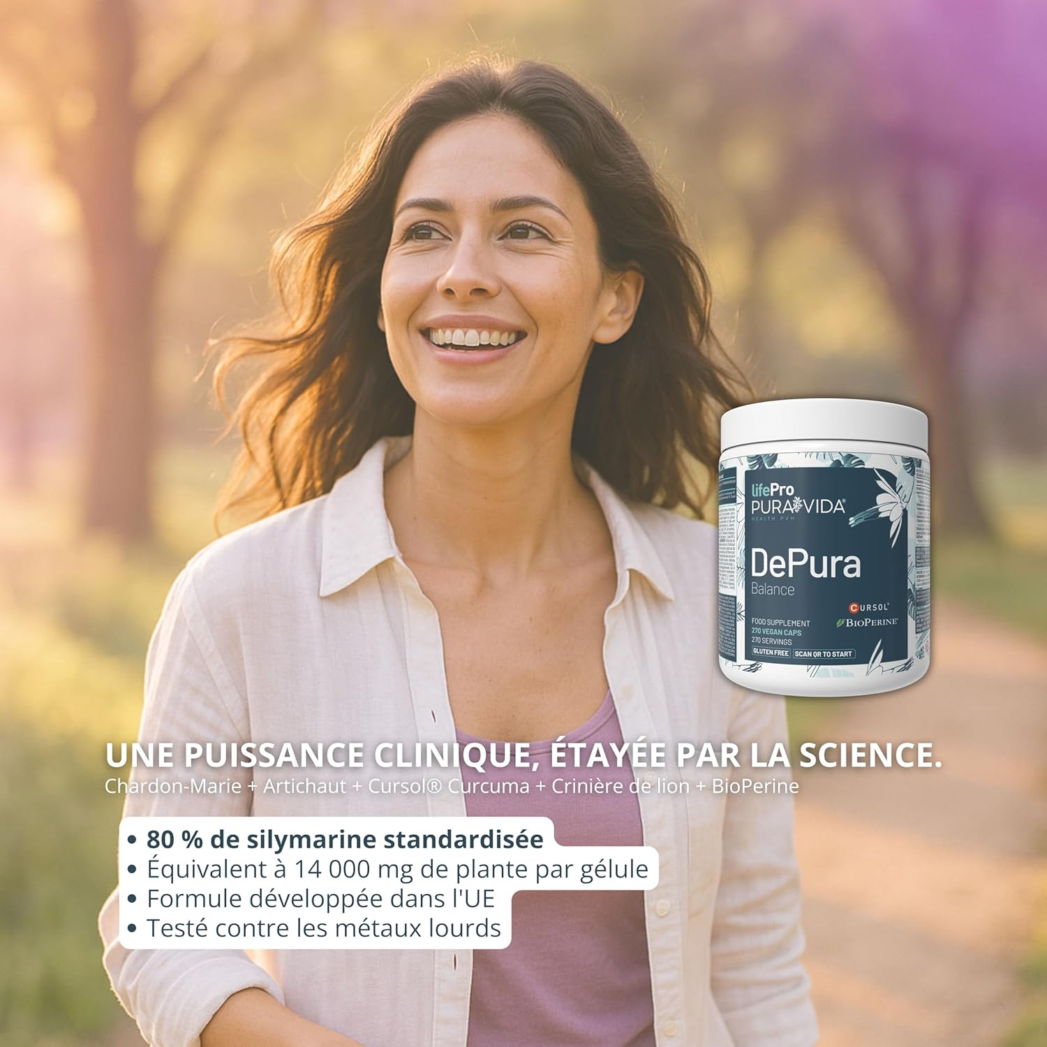 Organic Milk Thistle – 5x Plus Silymarin Active (213 mg, 80% Standardized) – Equivalent to 14,000 mg/capsule – 5-in-1 Formula with Artichoke, Turmeric Cursol, Lion's Mane, BioPerine – 270 Capsules - Image 9