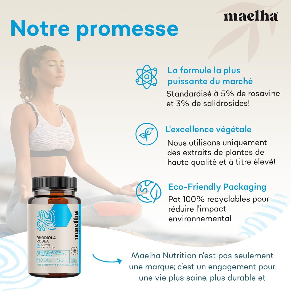 Rhodiola Rosea Fort | High Titration Supplement 5% Rosavine 3% Salidrosides | 60 Capsules | 100% Natural - Image 8