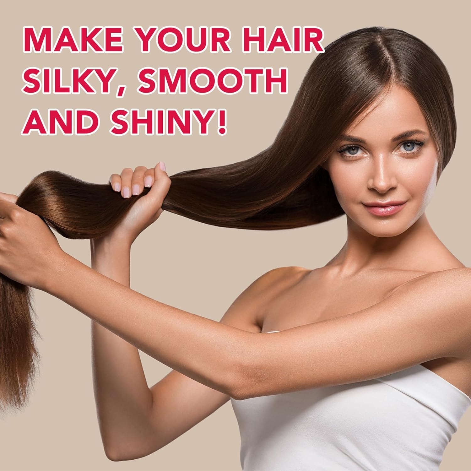 Vitamin Oil for Dry and Damaged Hair, Hair Treatment Serum Capsules with Argan Oil, Avocado Oil, Vitamin A, C, E Pro Vit.B5 for Hair Care - 40 Pink - Image 8