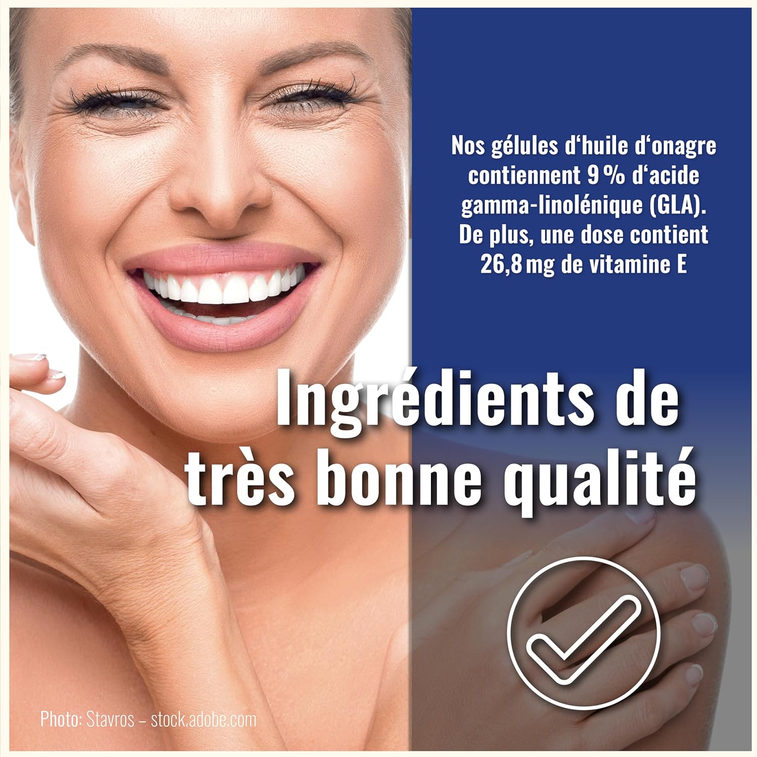 Evening Primrose Oil Capsules - 180 Capsules High Dosed 2000mg per Daily Dose - With Natural Vitamin E - Evening Primrose Oil Capsules for Skin - Image 4