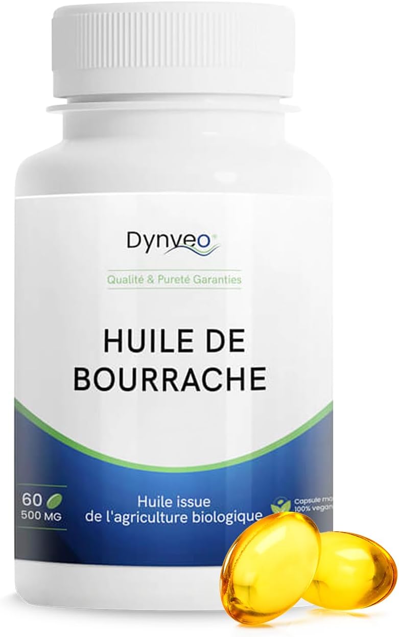 Pure Organic Borage Oil - Borage Oil Certified Carrageenan & Gelatin Free - 20% Gamma Linolenic Acid - 60 Capsules (1 Month) - Image 2