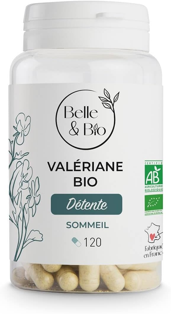 Relaxation & Relaxation - Organic Valerian - 120 Capsules - 150mg/capsule - Good Mood - Certified Organic - Made in France - Image 2