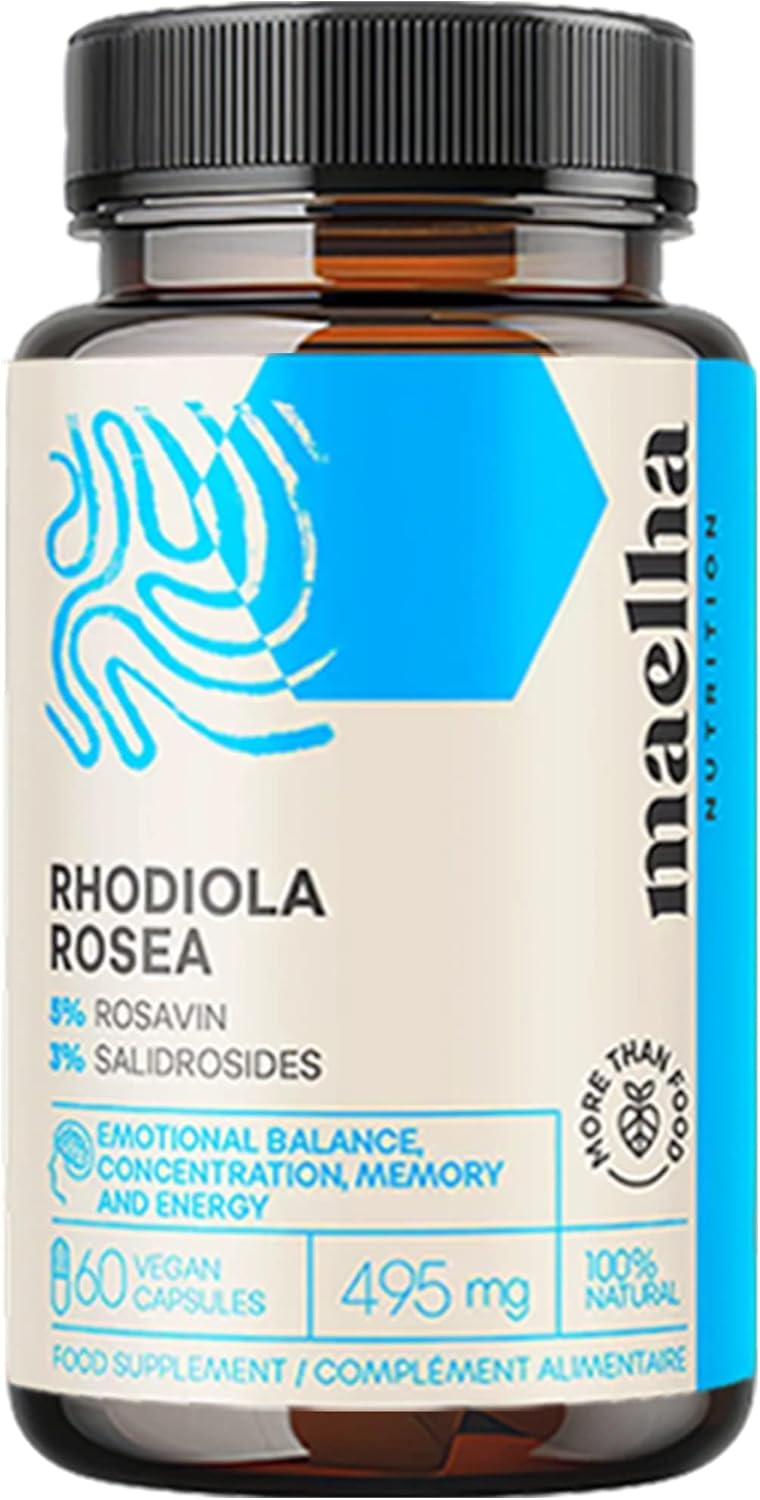 Rhodiola Rosea Fort | High Titration Supplement 5% Rosavine 3% Salidrosides | 60 Capsules | 100% Natural - Image 2