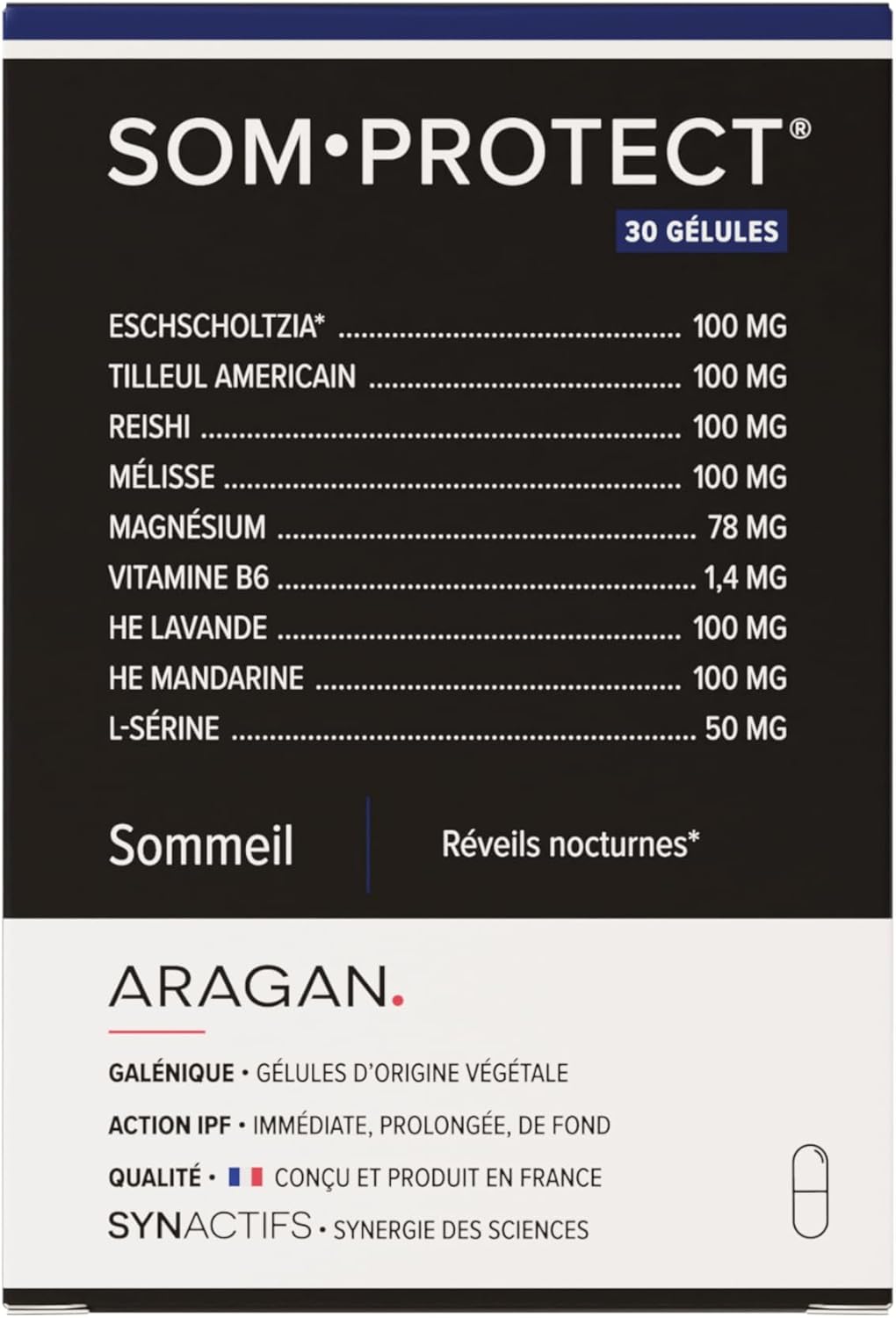 SomProtect - Sleep & Relaxation Supplement - Magnesium, Reishi, Eschscholtzi, Melisse, Vitamin B6 - Aragan - 30 Day Programme - Image 2