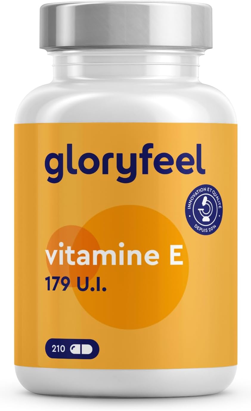 Vitamin E (210 Capsules), D-Alpha Tocopherol Bioactive and Easily Absorbed, 3 Months Cure, Protects Cells Against Oxidative Stress*, Food Supplement, Additive Free and Non-GMO - Image 2