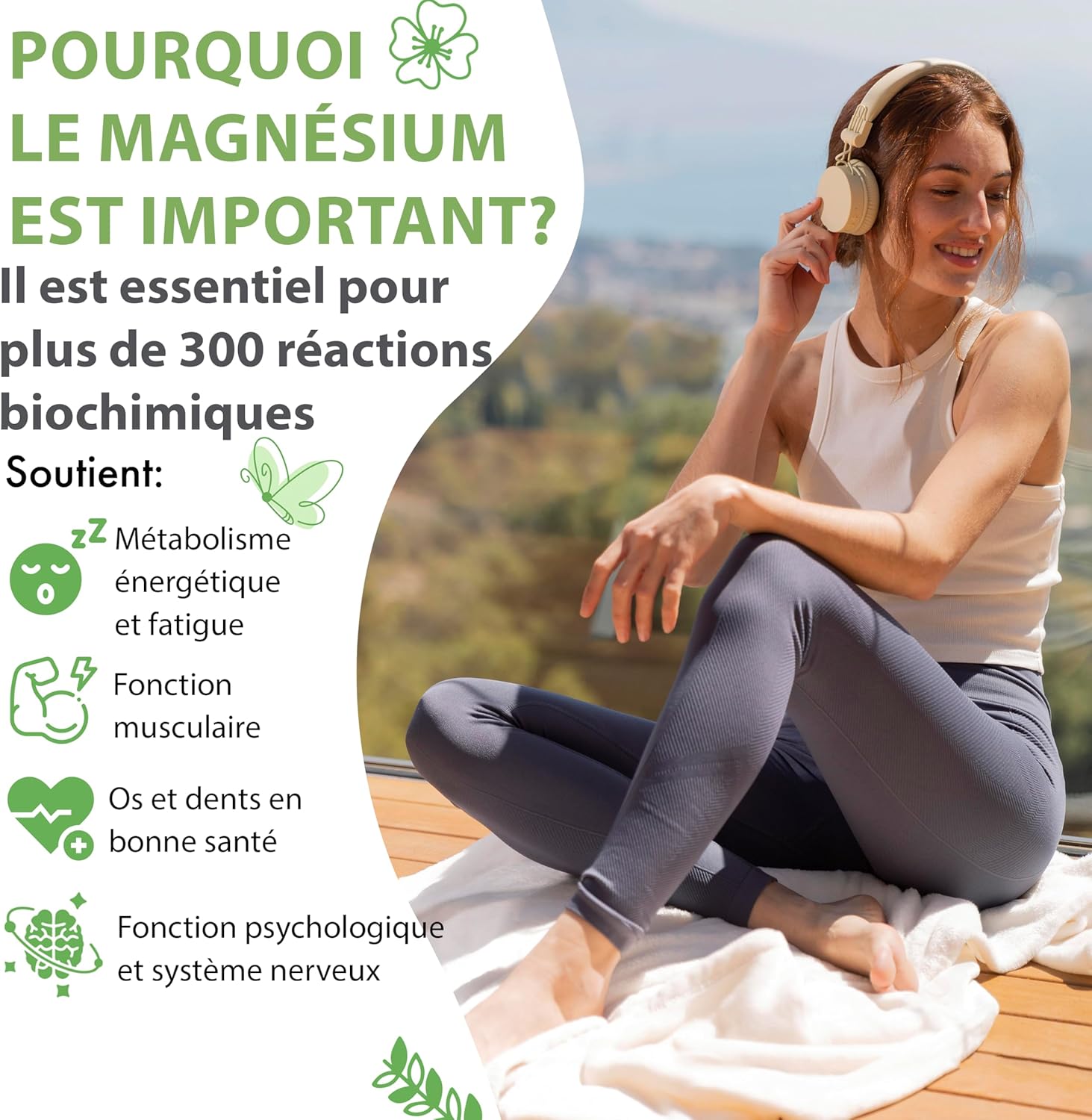 Magnesium Complex 6-1 1500 mg Daily | 400 mg Magnesium Elemental | Oxide, Bisglycinate, Malate, Taurate, Citrate & Aspartate | 180 Vegan Capsules | High Concentration & Bioavailability - Image 8