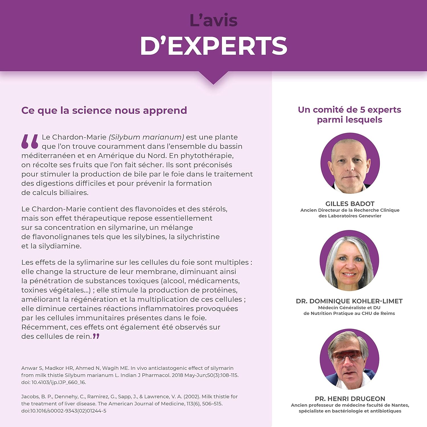 Organic Milk Thistle - Pure Seed Powder without Excipient - Triple Action Liver Supplement: Detoxification, Protection & Strengthening - Nutrimea - 120 Vegan Capsules - Made in France - Image 7