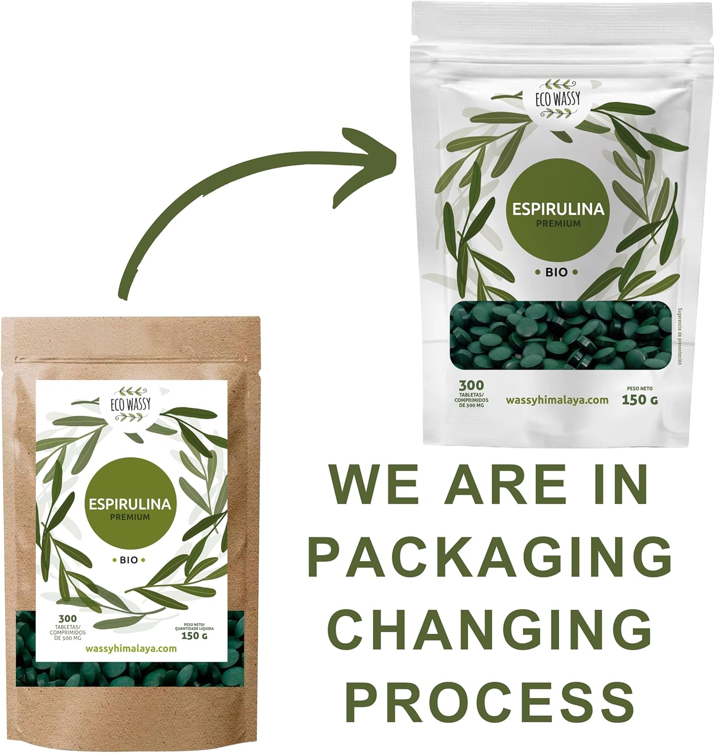 Organic Spirulina Tablets. 3000mg > Maximum Dose. (300 units) 100% Algae Spirulina Maximum Purity Antioxidant. Natural & No Additives | Detox/Satiant/Vegan. Superfood Pill. - Image 3