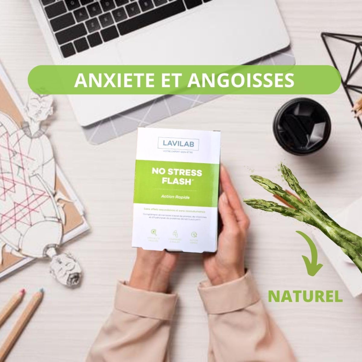 No Stress Flash: Anti Stress Immediate Effect, Calming, Anxiety Attacks, Stress Picks, Trac, Fears - Image 6