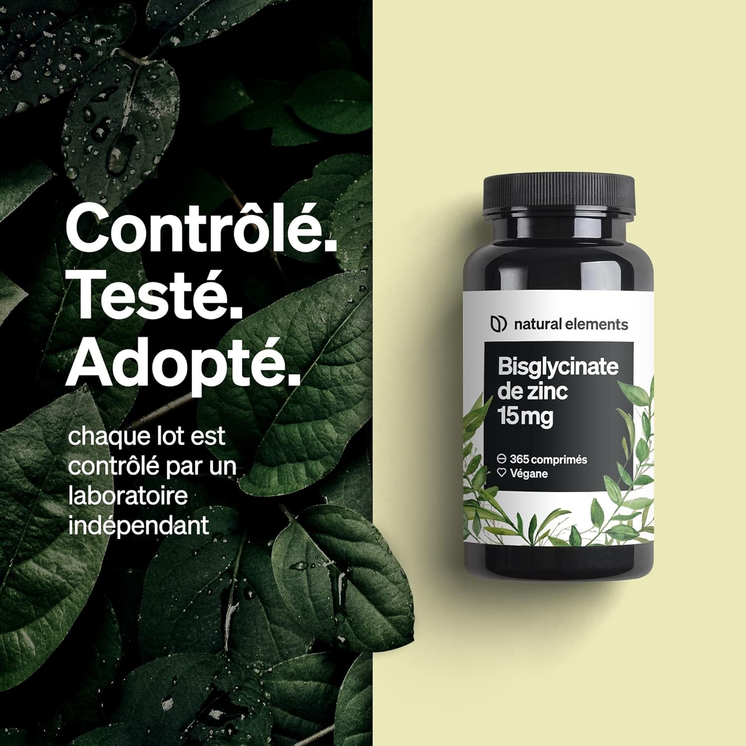 Zinc Bisglycinate Pure 15mg – 365 Vegan Tablets – Zinc for Over a Year – Antioxidant and Beauty – for Healthy Skin – Immune System – No Additives - Image 5