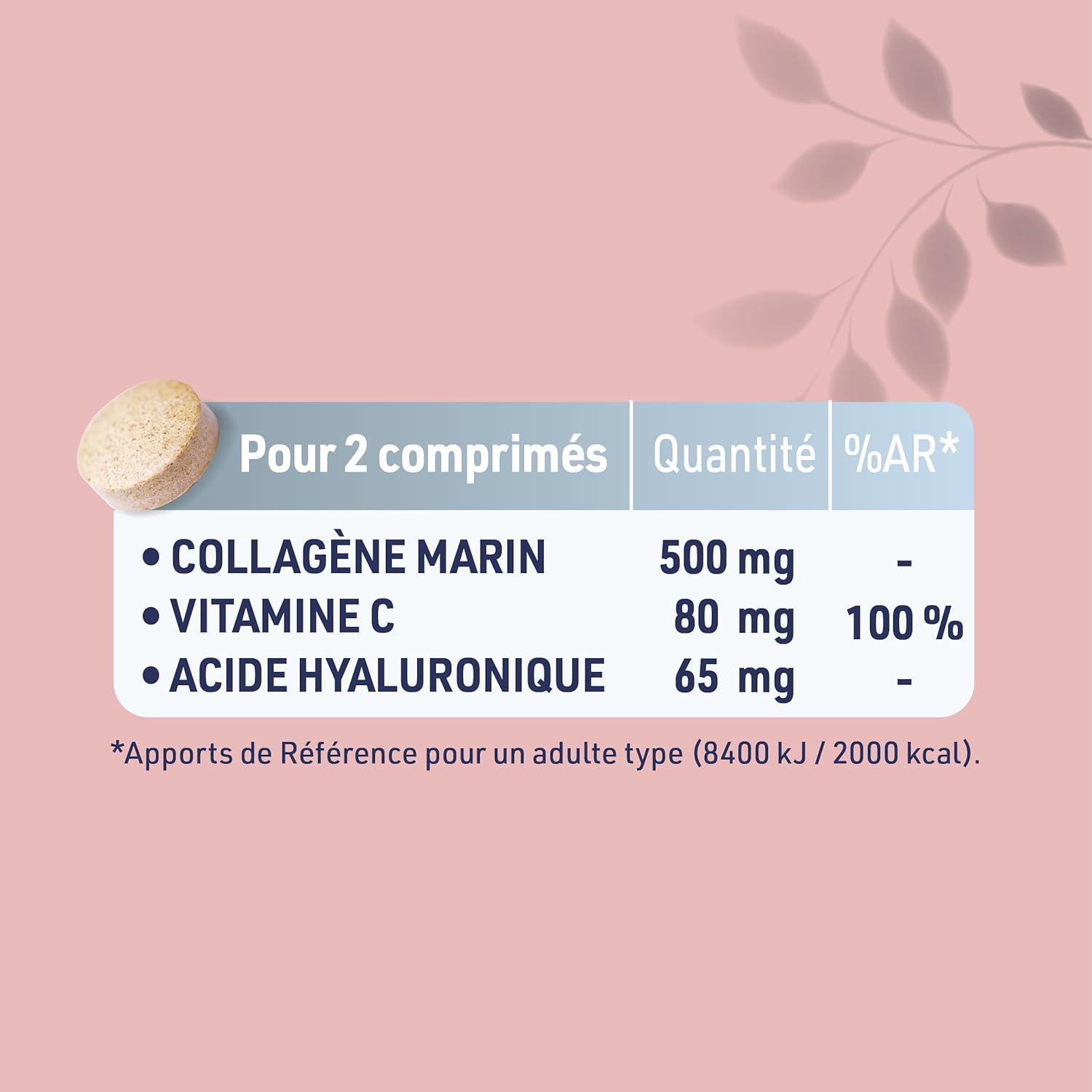 JUVAMINE Marine Collagen and Hyaluronic Acid, Vitamin C, Beauty, Skin and Joints, 30 Day Program, 60 Tablets, Made in France - Image 9