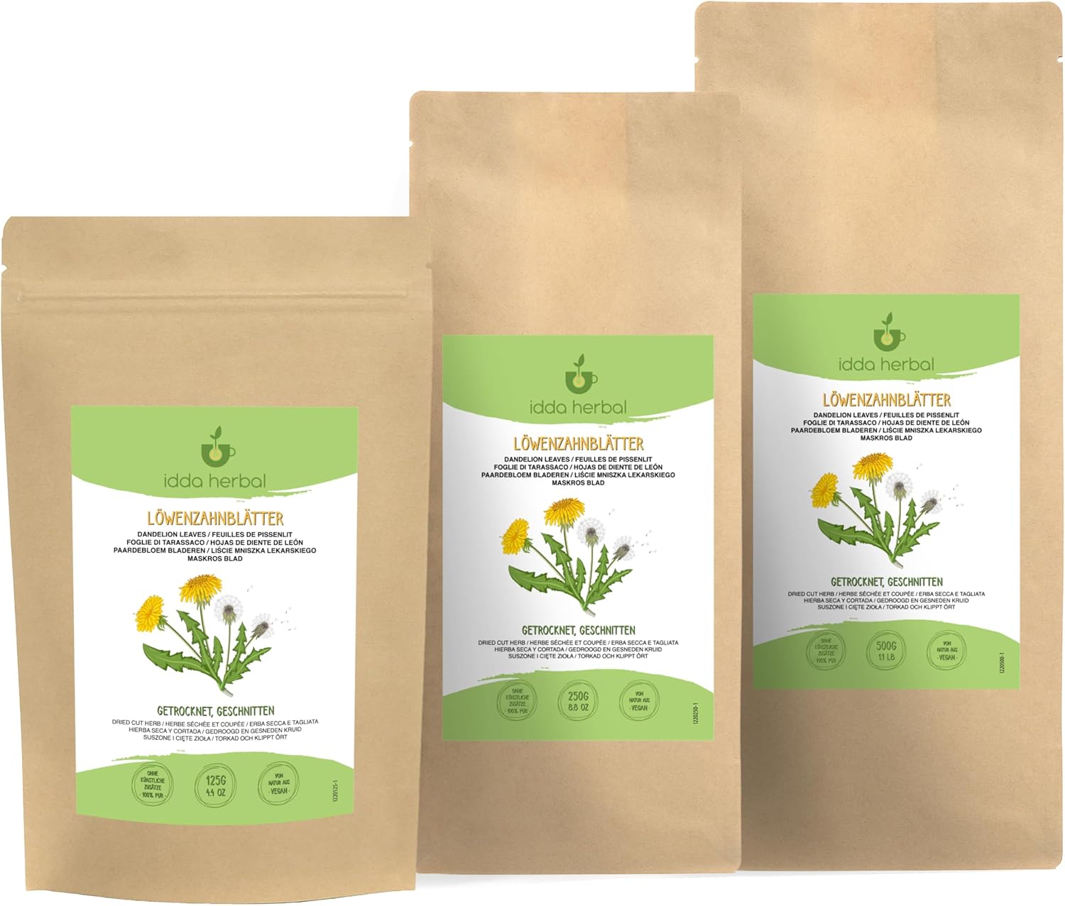 Dandelion Herb (125g), Loose Tea, Dandelion Cut and Delicately Dried, 100% Natural and Pure for Herbal Tea, Dandelion Tea, Herbal Infusion - Image 6