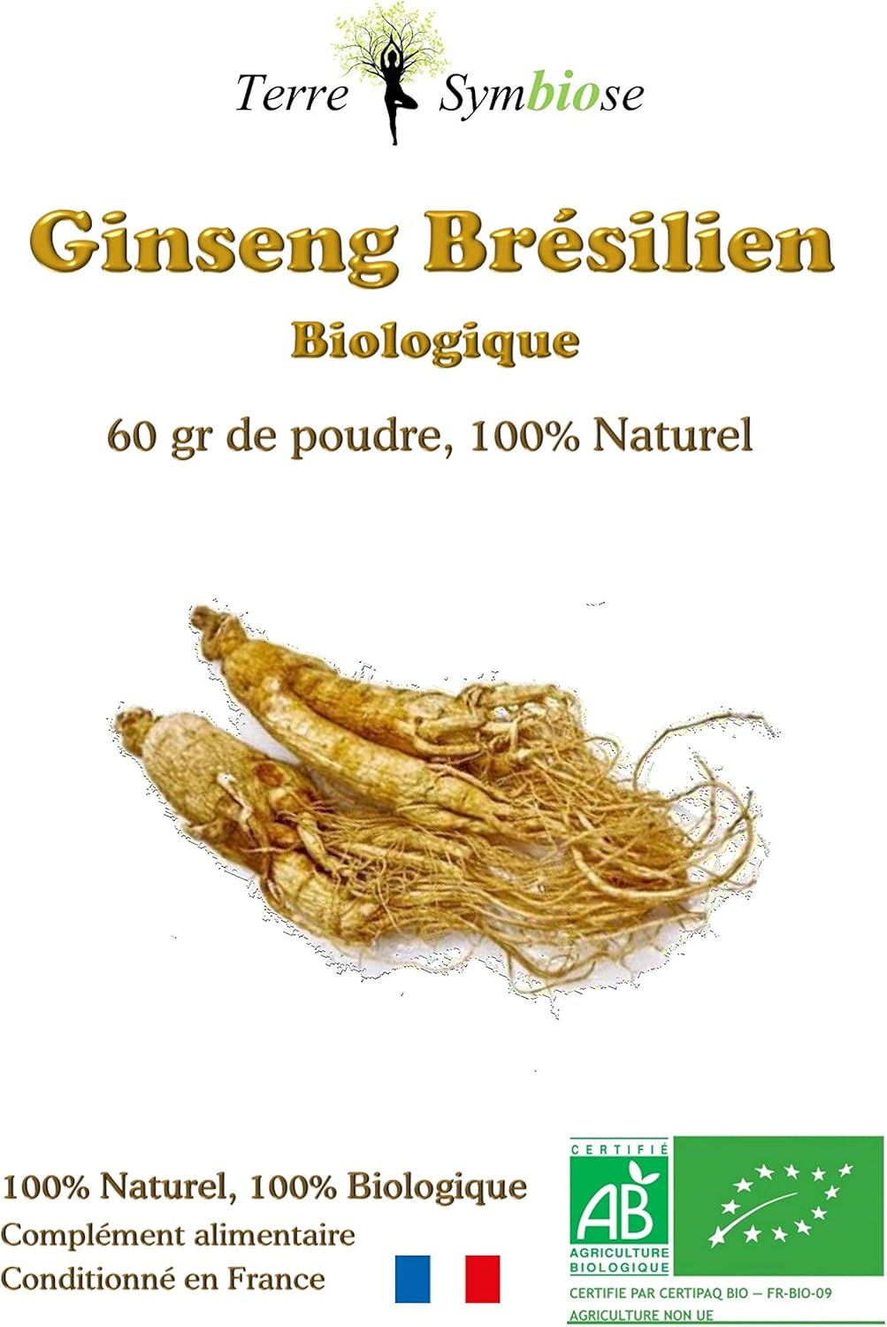 Organic Brazilian Ginseng - 60g powder - Image 3