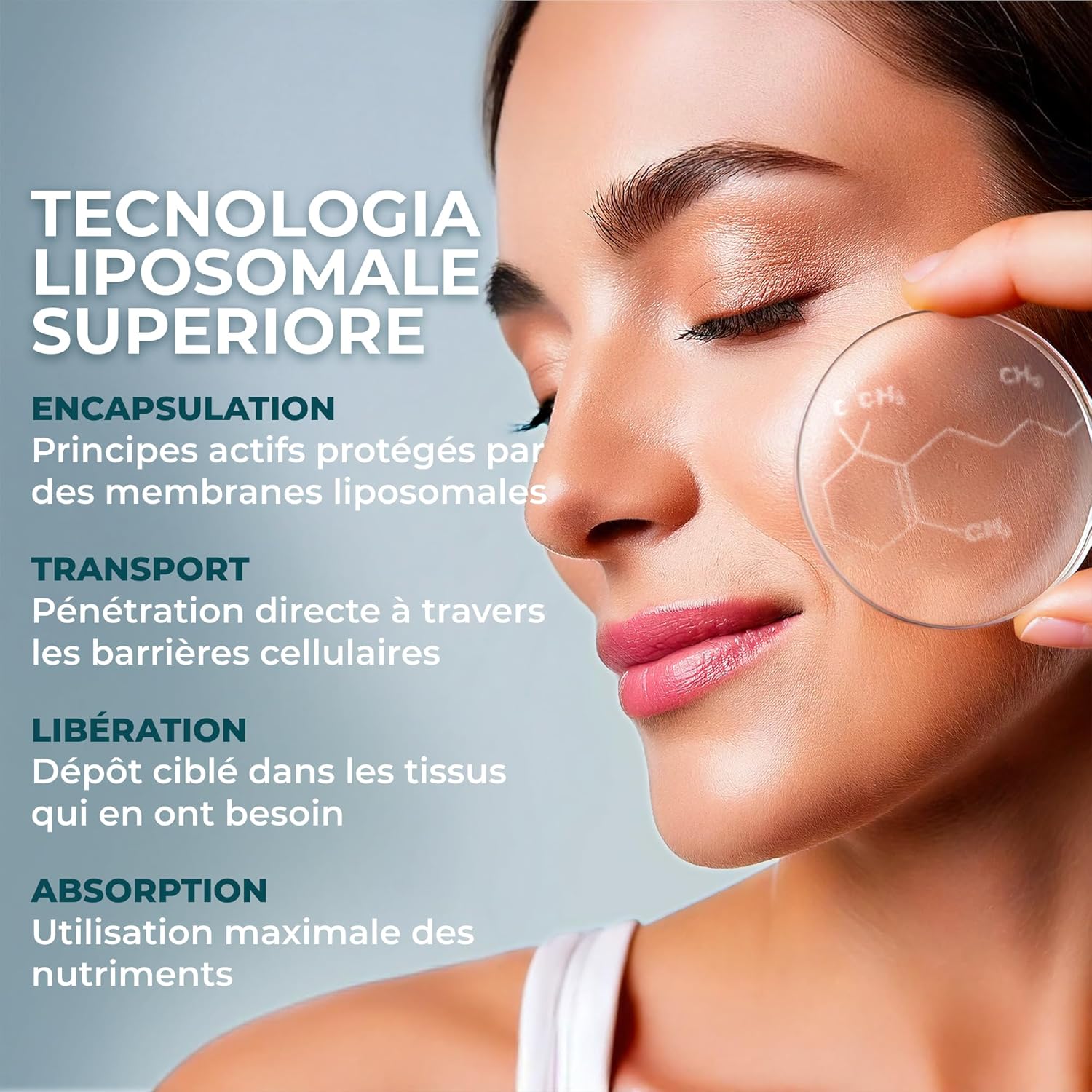 Collagen & Hyaluronic Acid, Drinking Collagen - Biotin, MSM & Vitamin C. Hydrolyzed Collagen, Synergistic with Collagen Stimulator Peptide ABC, Collagen for Bones and Joints - Image 4