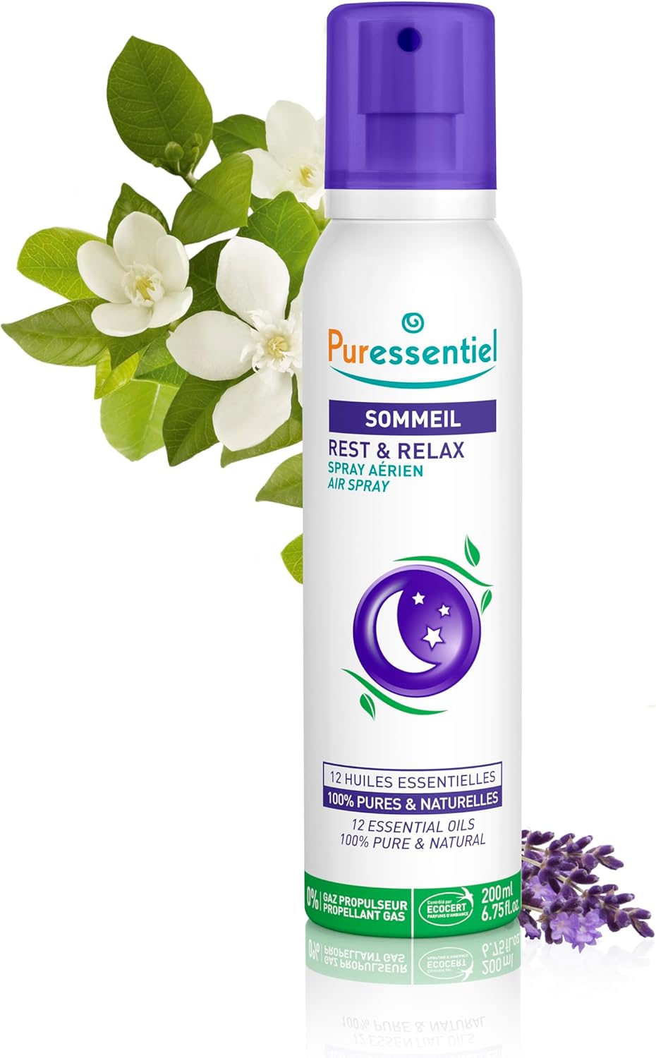 Puressentiel - Sleep - Aerial Sleep and Relaxation Spray with 12 Relaxing Essential Oils - 100% Pure and Natural - Helps calm tension and promote restful sleep - 200 ml - Image 4