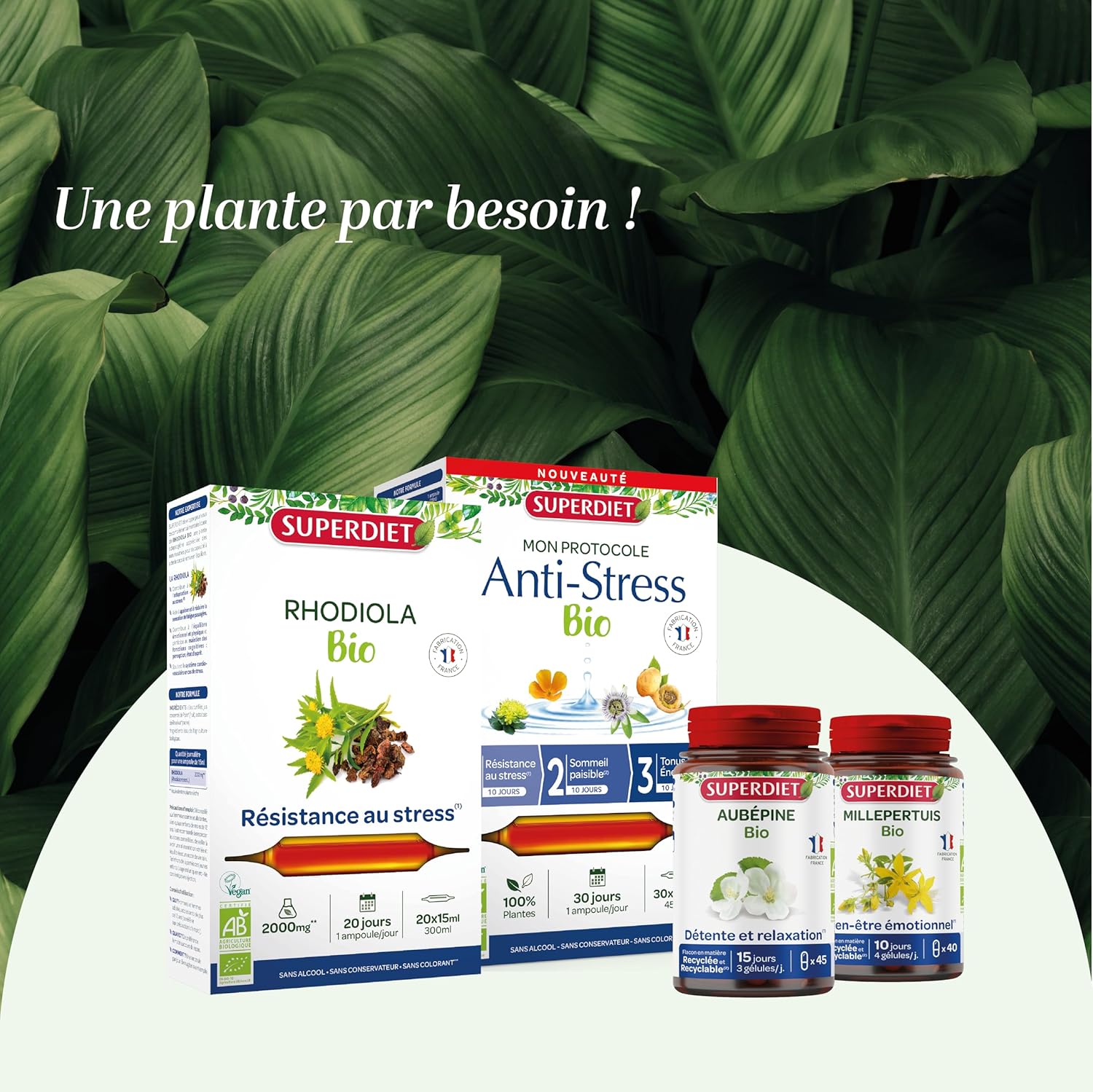 SUPERDIET - GRIFFONIA - Naturopathy - Good mood and good mood - Made in France - 40 capsules - Image 7