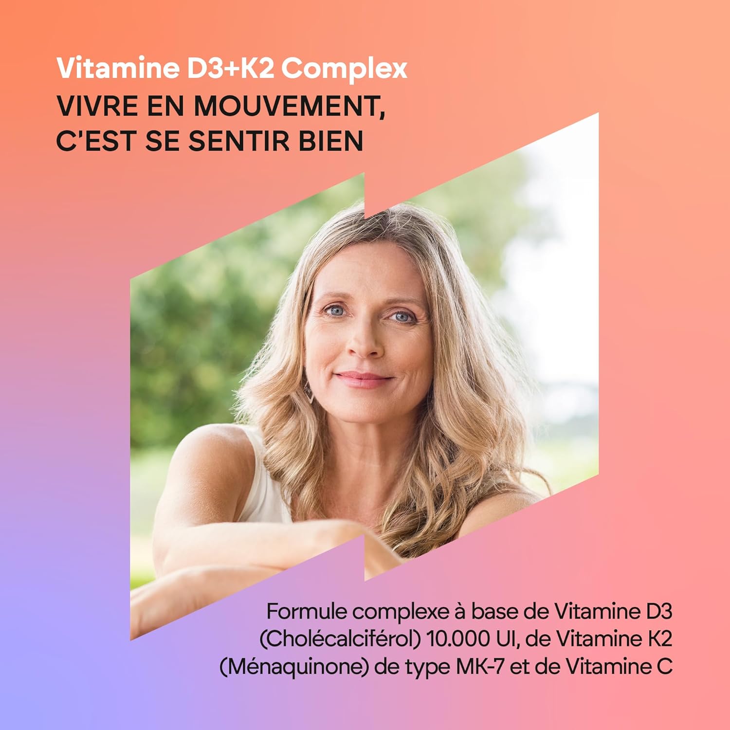 Vitamin D3 and K2 10000 IU - Muscle Bone Immunity - Vitamin D3 K2 MK7 with Vitamin C and Extra Virgin Olive Oil - 60 Capsules Vitamin D Complex Nutralie - Image 3