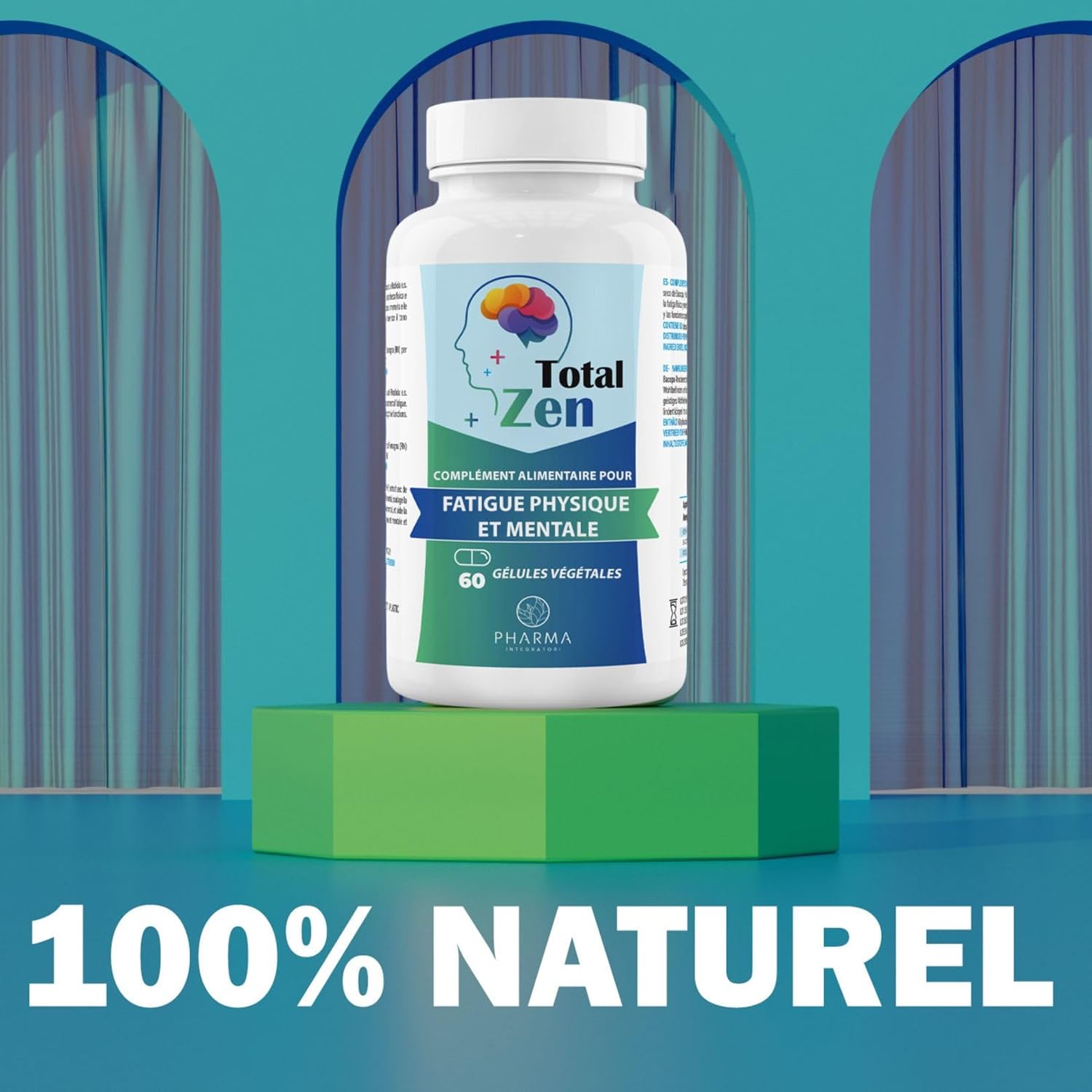 Supplement against physical and mental fatigue, energizing, for anxiety and intense stress, memory and concentration during studies - 60 capsules with ashwagandha KSM-66 and rhodiole - Image 6