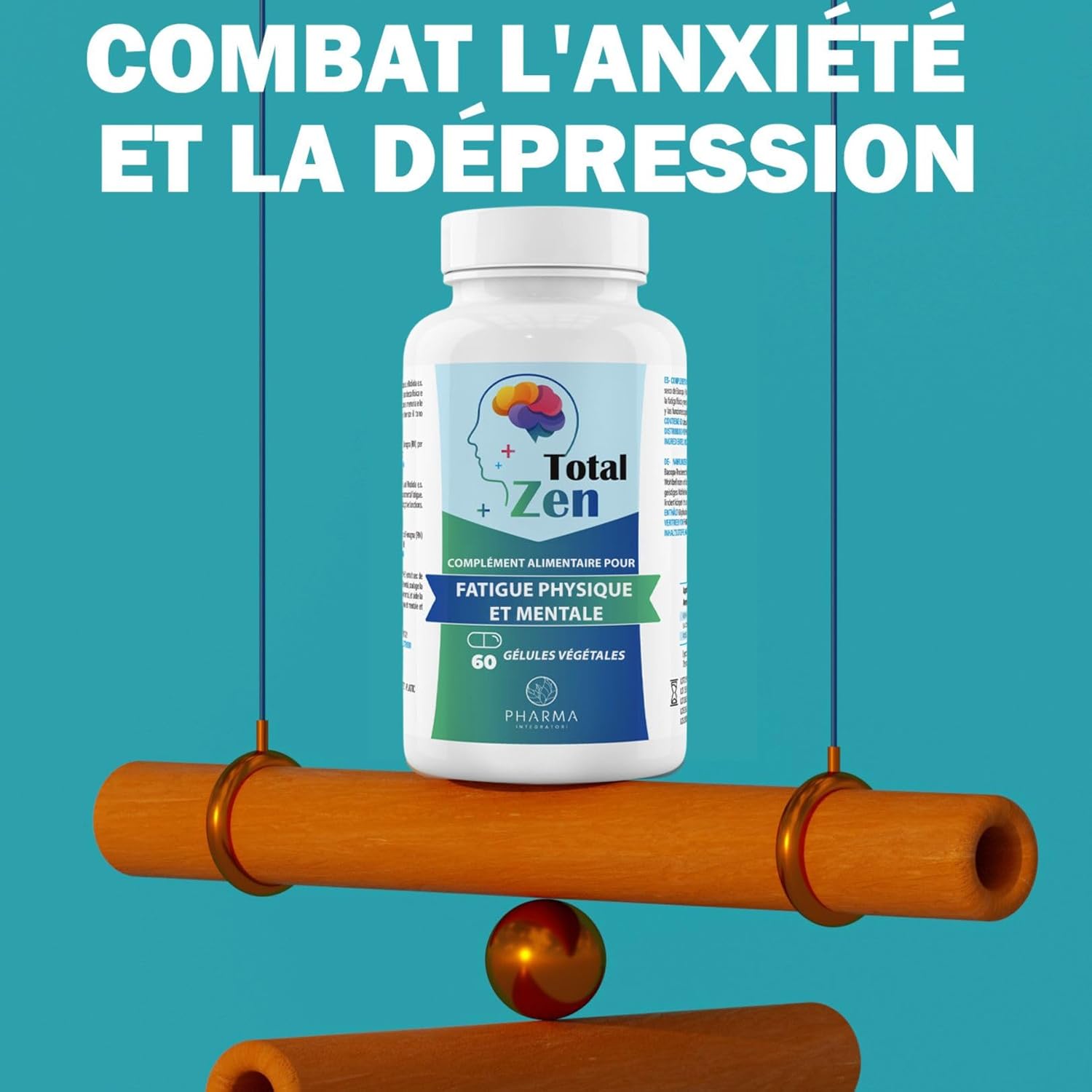 Supplement against physical and mental fatigue, energizing, for anxiety and intense stress, memory and concentration during studies - 60 capsules with ashwagandha KSM-66 and rhodiole - Image 7