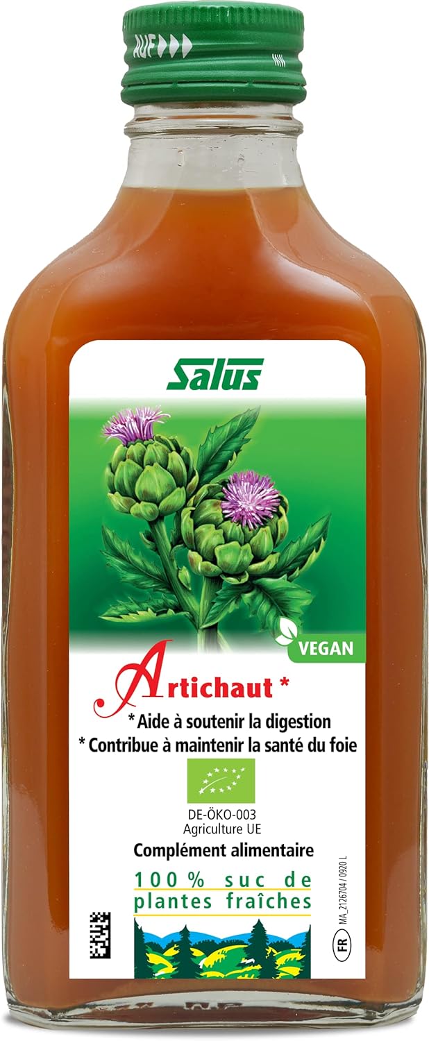 Salus – Organic Artichoke – Organic Artichoke Juice Supplement – Helps with Digestion and Liver Health – Vegan, No Additives – 200 ml - Image 3