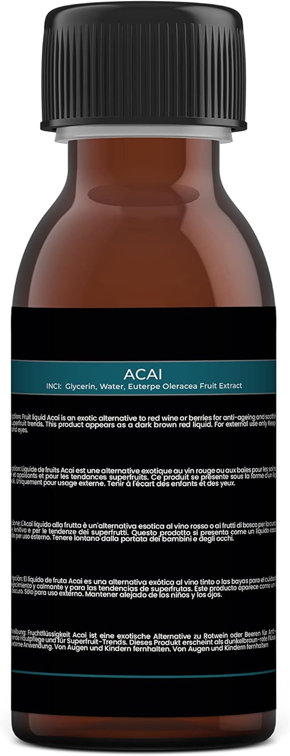 Mystic Moments | Acai – Fruit Extract Liquid 125g | Perfect for Skin Care, Creams, Lotions and Vegan Non GMO DIY Beauty Products - Image 3
