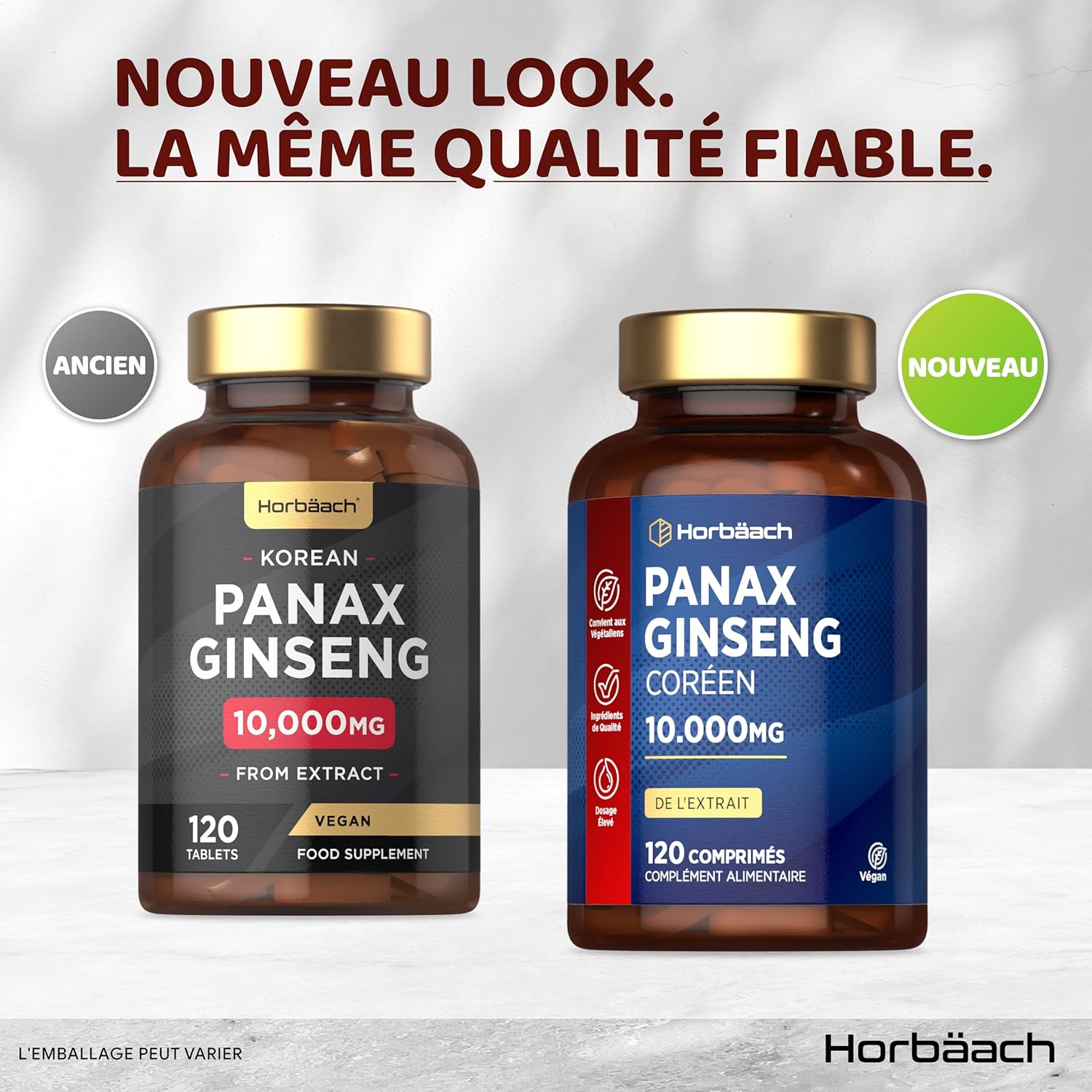 Panax Red Ginseng 10.000mg | 120 Vegan Capsules | Korean Panax Ginseng Food Supplement | Korean Red Ginseng Extract | by Horbaach - Image 6