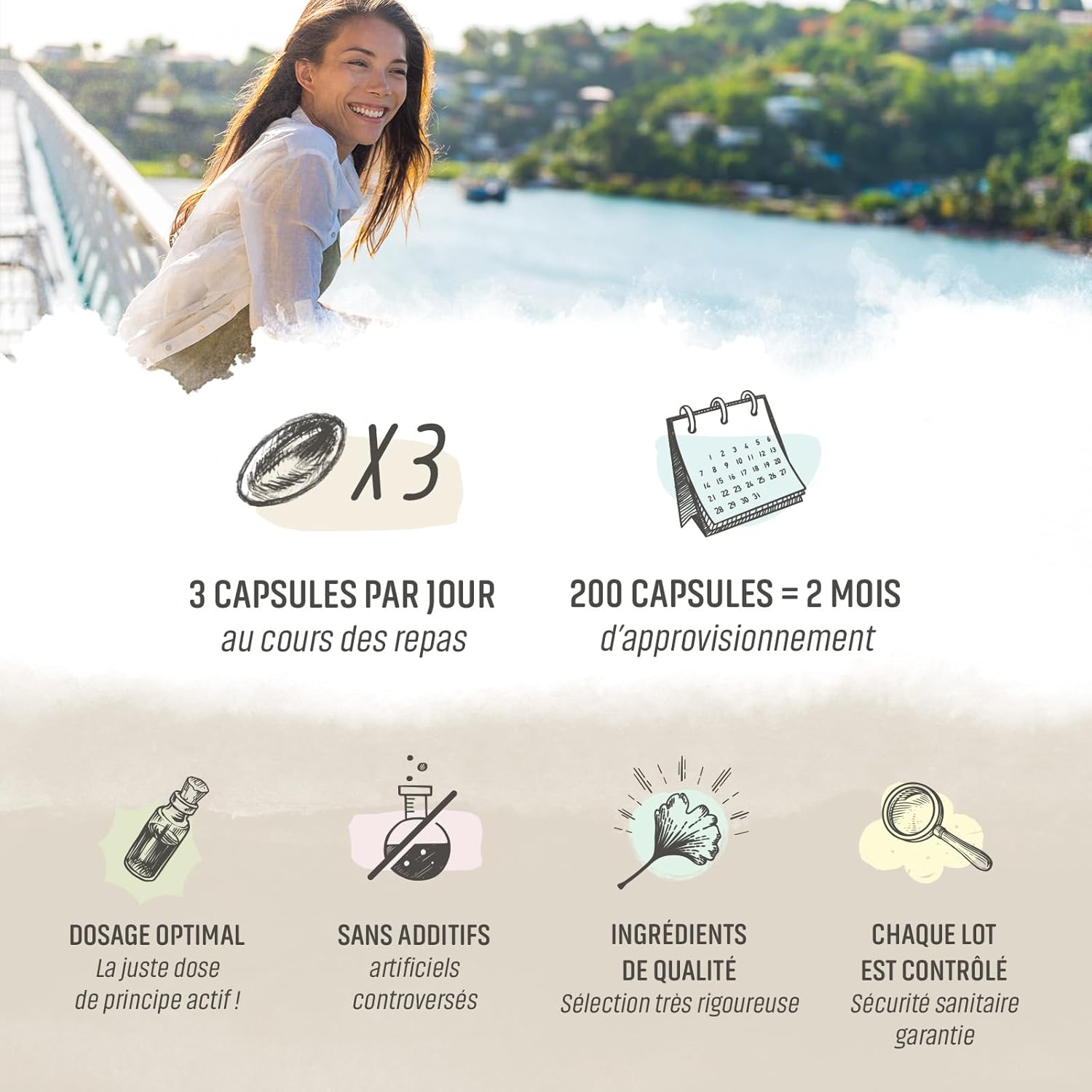 Herbes Et Plantes Evening Primrose, Borage 200 Capsules 500 mg - Packaging May Vary - Image 6