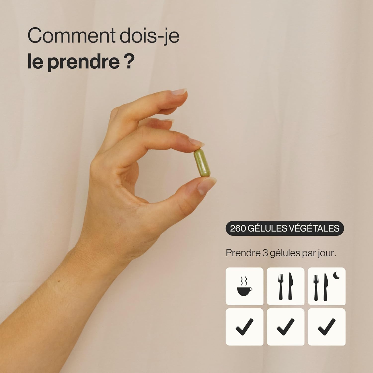 Moringa Organic 1800 mg per Dose - Organic Superfood with Vitamins, Minerals and Antioxidants - High Concentration and Purity - 260 Vegan Capsules - 3 Months Cure Zenement - Image 4