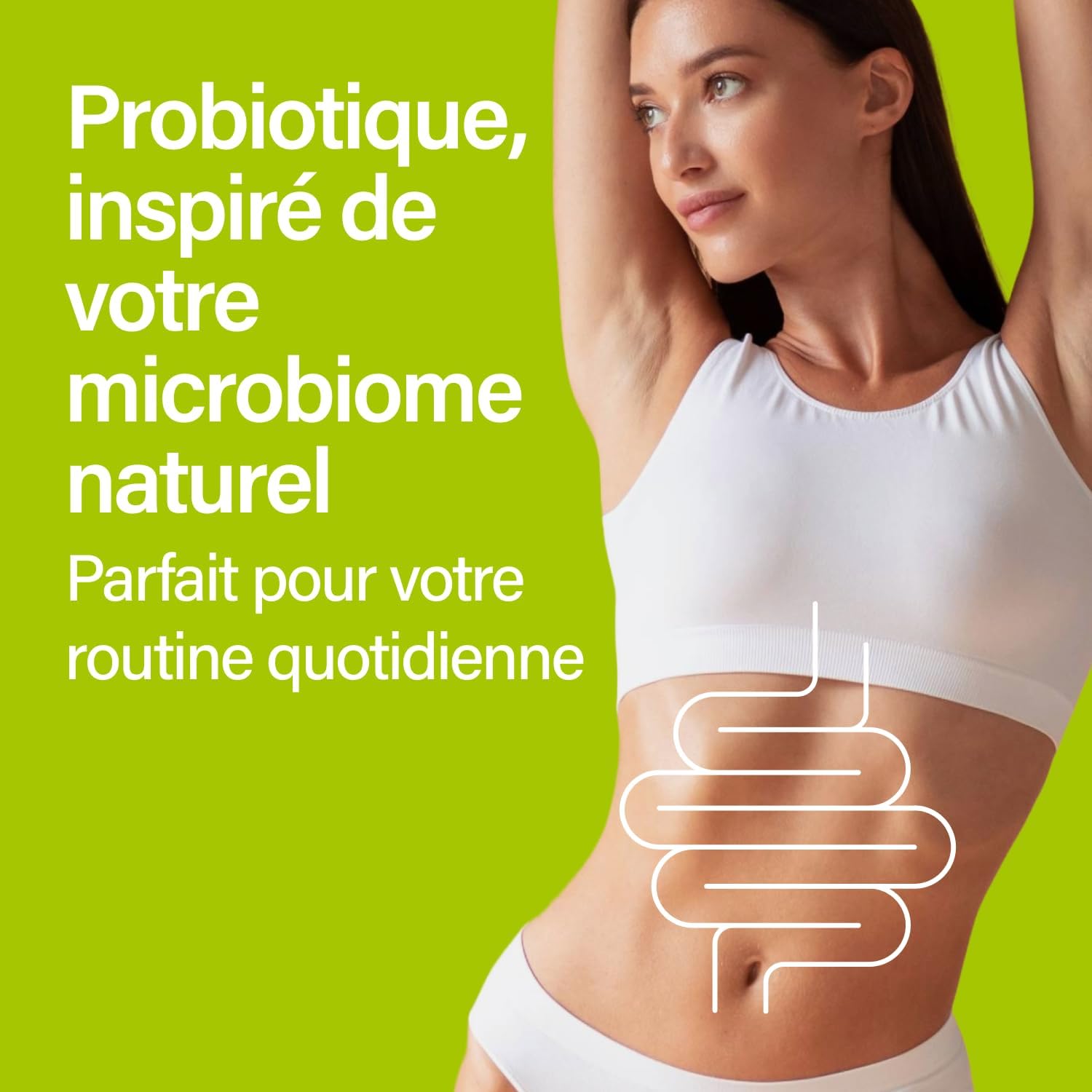 Nupure® Probiotic Probaflor 90 capsules, 20 billion CFU, 11 special patented bacterial strains, with Prebiotic Inulin per intestinal flora, better protected thanks to a special container. - Image 4