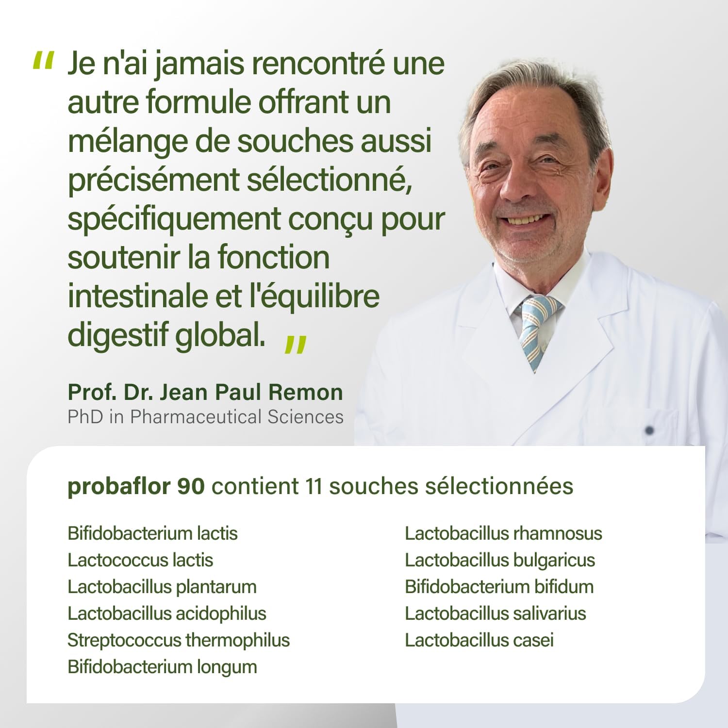 Nupure® Probiotic Probaflor 90 capsules, 20 billion CFU, 11 special patented bacterial strains, with Prebiotic Inulin per intestinal flora, better protected thanks to a special container. - Image 8