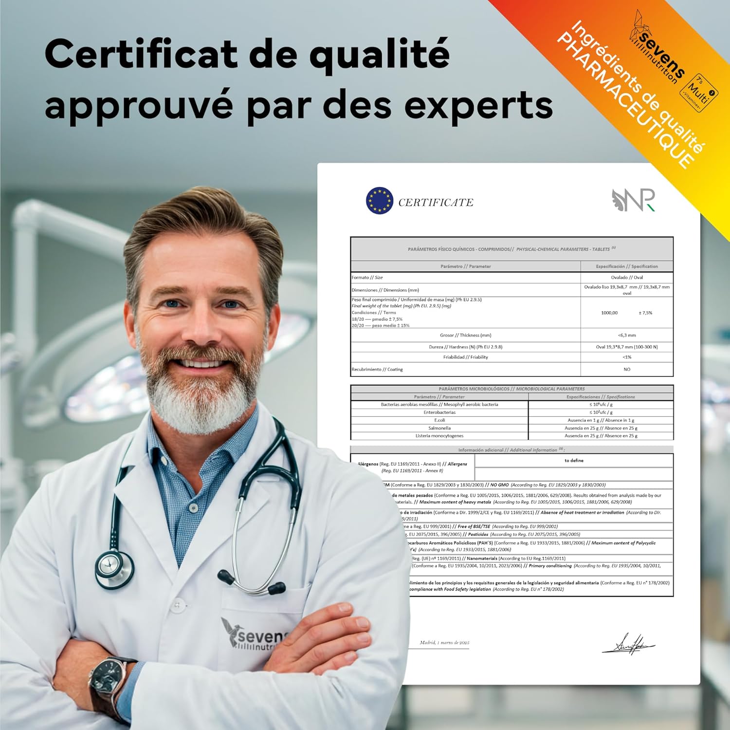 Multivitamins and Minerals - 365 Tablets (1 Year) - 24 Essential Nutrients - Vitamins A B C D E K + Magnesium, Biotin, Zinc & Ginseng - Immunity & Energy - Multivitamins for Men and Women - Sevens - Image 9