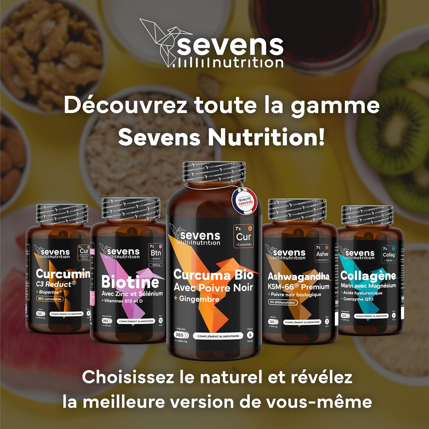 Multivitamins and Minerals - 365 Tablets (1 Year) - 24 Essential Nutrients - Vitamins A B C D E K + Magnesium, Biotin, Zinc & Ginseng - Immunity & Energy - Multivitamins for Men and Women - Sevens - Image 10