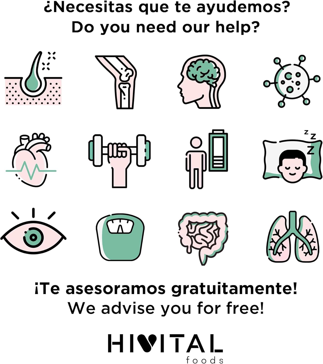 Moringa Oleifera 6000 mg. 180 vegan capsules for 6 months of treatment. Natural extract source of vitamins, minerals, amino acids and fatty acids. Made in Europe by HIVITAL - Image 7