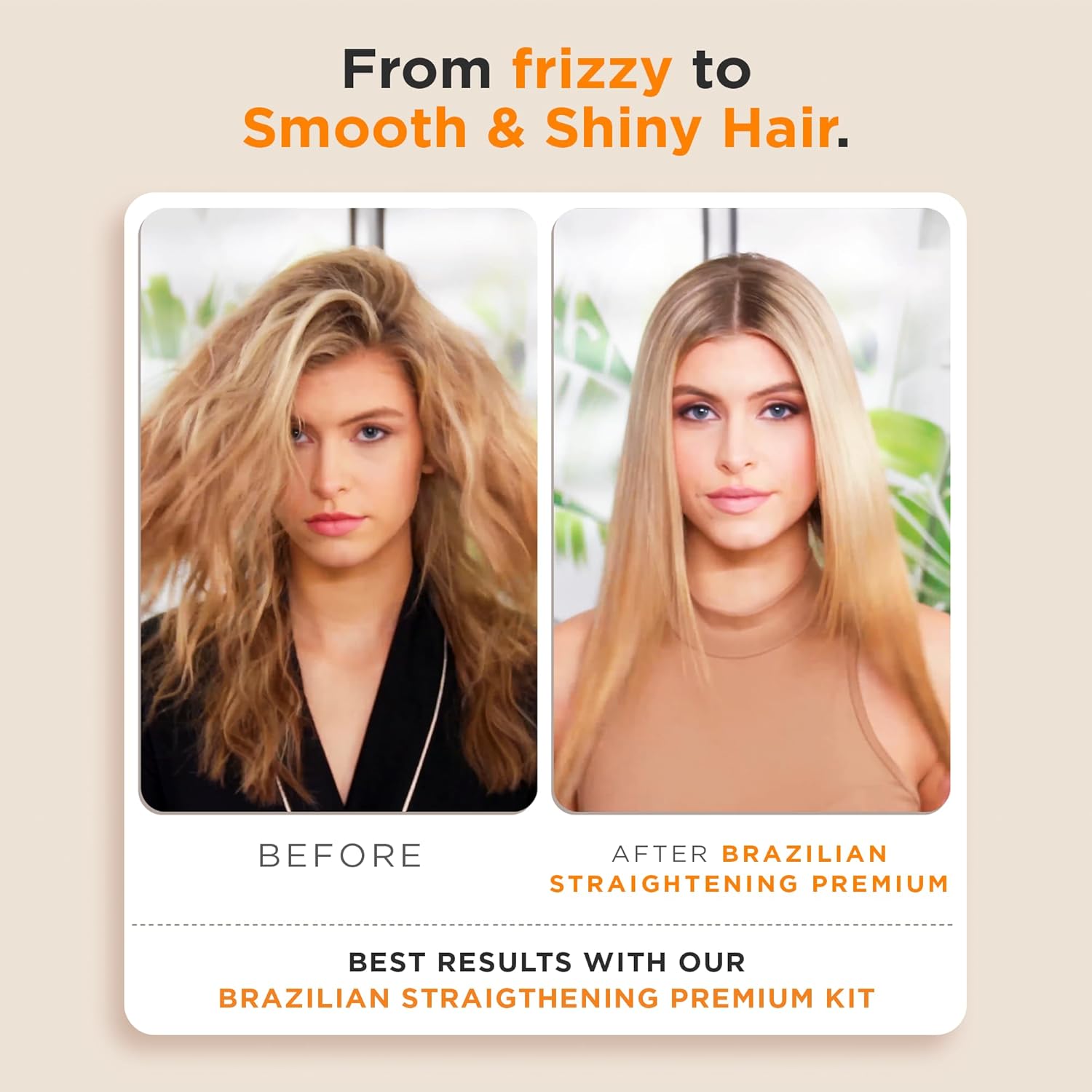 KATIVA – Premium Brazilian Straightening Kit | New Formula with Hyaluronic Acid | Formol Free Natural Smoothing Care | Hydration, Repair and Shine | Professional Result - Image 6