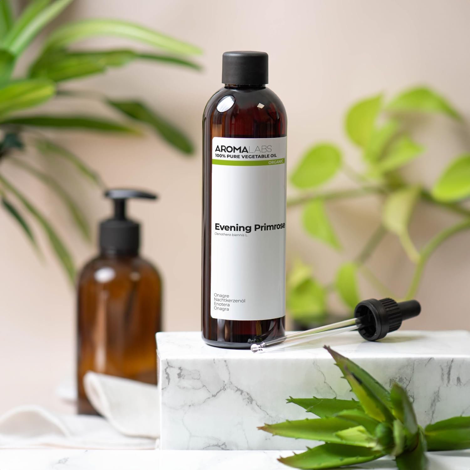 Evening Primrose Organic (Oenothera Biennis) – 250 ml – Virgin and AB Certified Vegetable Oil – Menstrual Cycle & Cardiovascular and Skin Health – Aroma Labs – Made in France - Image 8