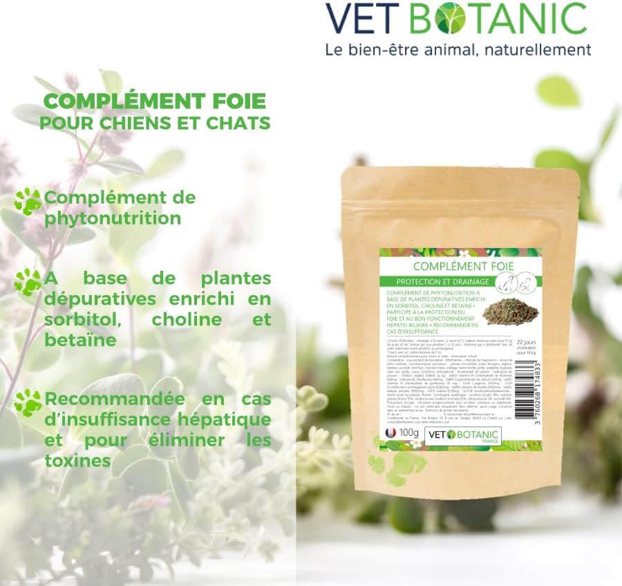 Liver Supplement Dogs and Cats, Protection and Liver Drainage, 100 g, 22 Days - Image 3