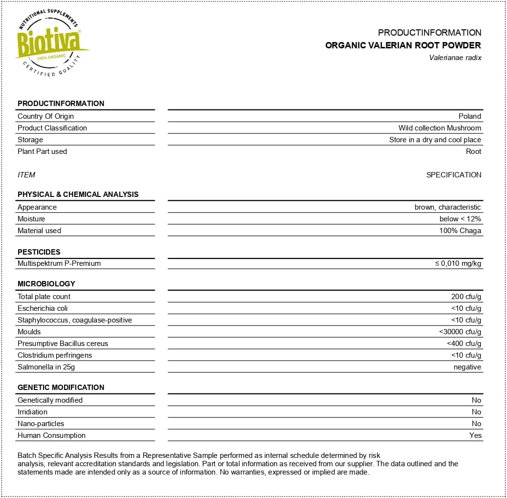 Valerian 150 Organic Capsules - Highly Dosed Natural - 600 mg per capsule - digestion, sleep Valeriana officinalis - bottle and controlled in Germany - 100% vegan- Biotiva - Image 8