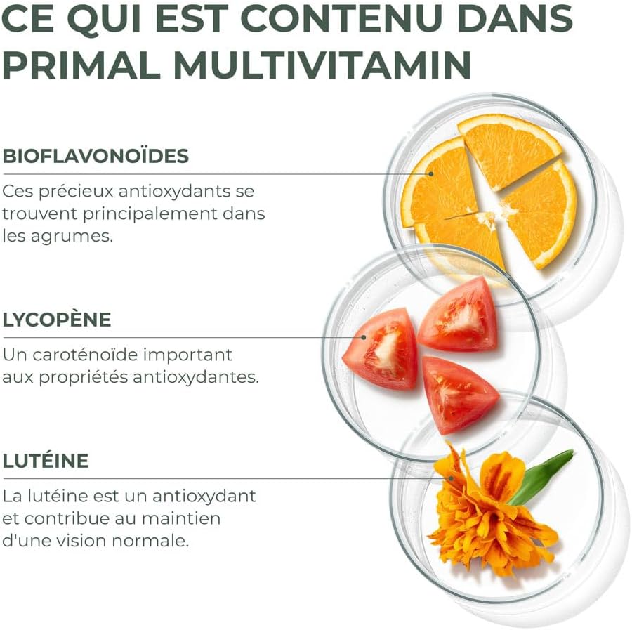 Primal Harvest Multivitamin Complex - Biotin, Zinc & Vitamins, High Dosage Daily Dietary Supplement for Men and Women, 30 Capsules - Image 6