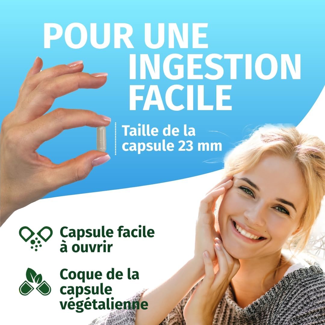 Hyaluronic acid capsules - 930 mg of hyaluronic acid per daily dose - 180 capsules for 2 months - Green Naturals - Image 4