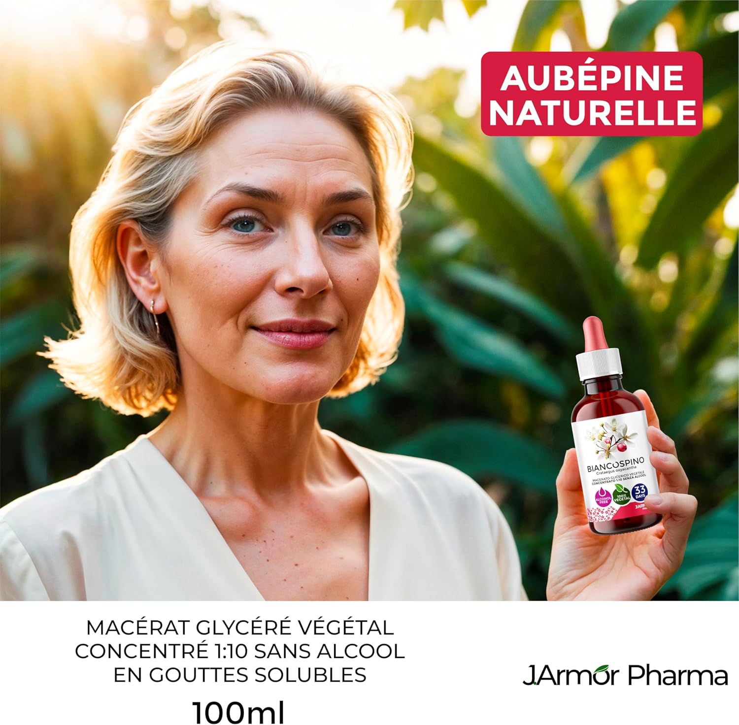 Hawthorn 100 ml Glyceric Macerate | Hawthorn Drops | Regularity of Cardiovascular Function and Antioxidant | Promotes Relaxation | J.Armor Pharma Vegetable Glycerine Macerate - Image 3